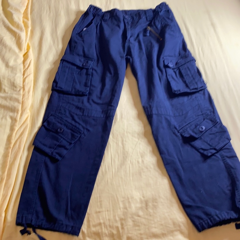 Cargo pants 9 pockets And adjustable ankle ties